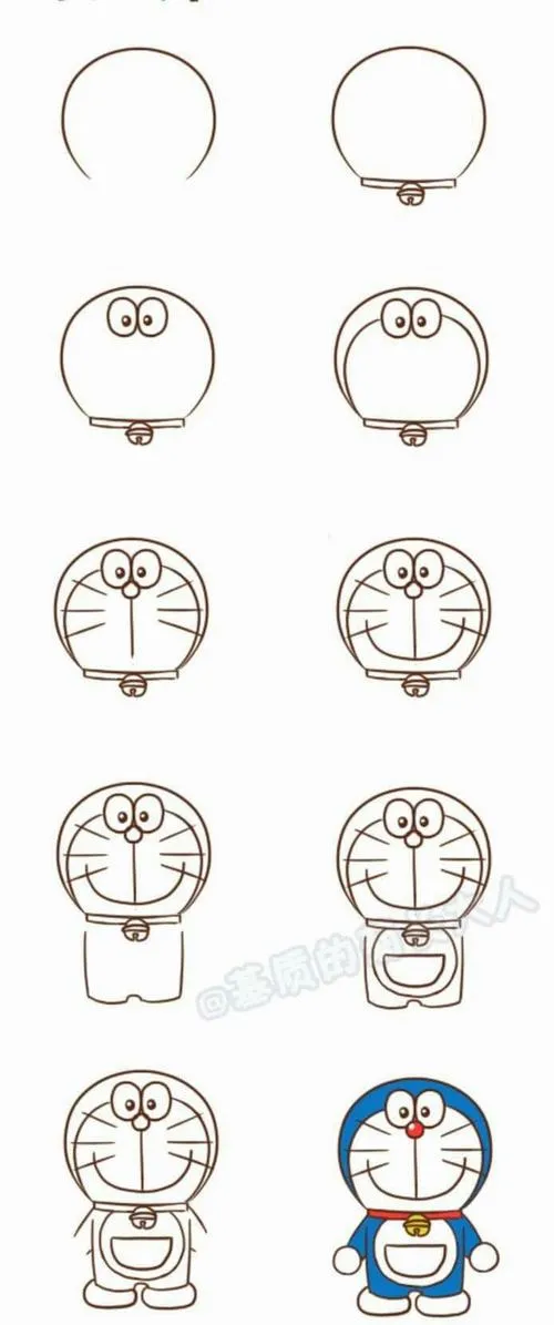 Mẹo vẽ Doraemon đẹp, nhìn là nhận ra ngay