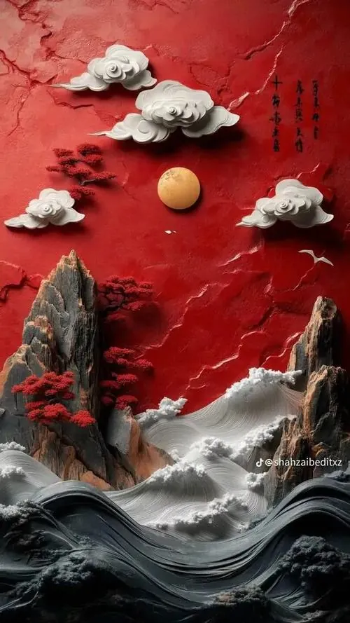 Một chú mèo tam thể nằm cuộn trên chăn len vàng, ria mép rung nhẹ và mắt lim dim khiến ảnh nền điện thoại trông ấm áp, cute và dễ chịu cả ngày