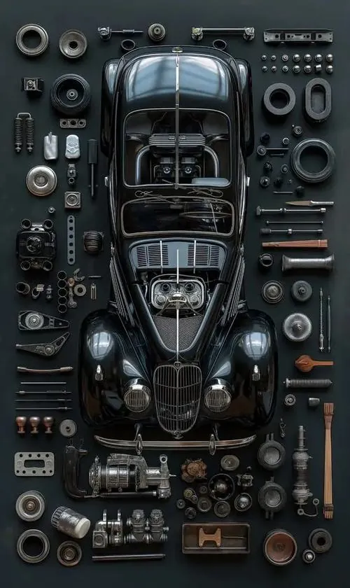 Chiếc máy ảnh film đặt trên bàn gỗ cạnh tách cà phê đang bốc hơi, khung dọc đơn giản nhưng hợp làm ảnh màn hình sắc nét cho người mê chụp ảnh