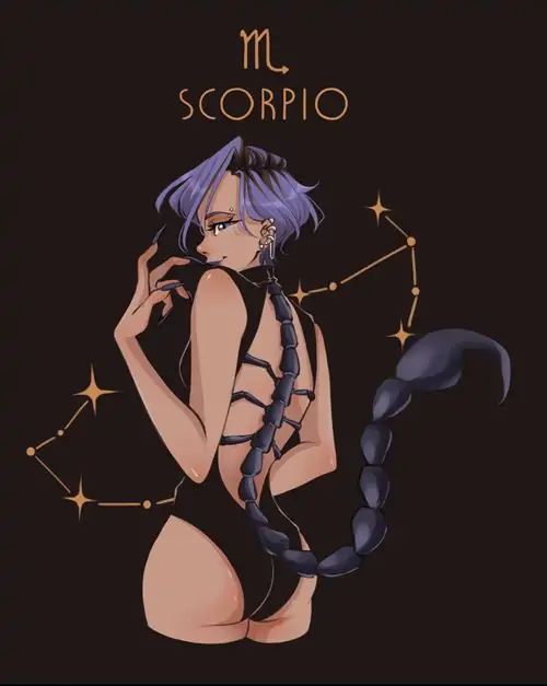 100+ Hình Ảnh Cung Bọ Cạp Nữ Anime Chibi cute với đuôi bọ cạp bí ẩn pha chút ngọt ngào