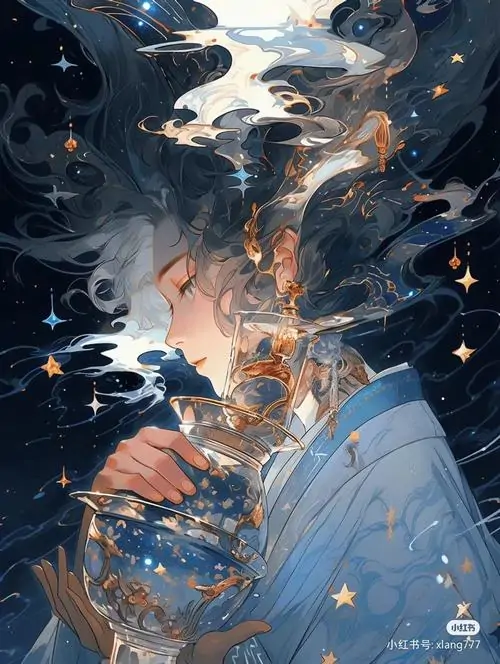 Cô gái tóc ngắn cá tính đeo chiếc vòng cổ có biểu tượng chòm sao, gương mặt rạng rỡ thể hiện rõ biểu tượng xác định danh tính rất đặc sắc