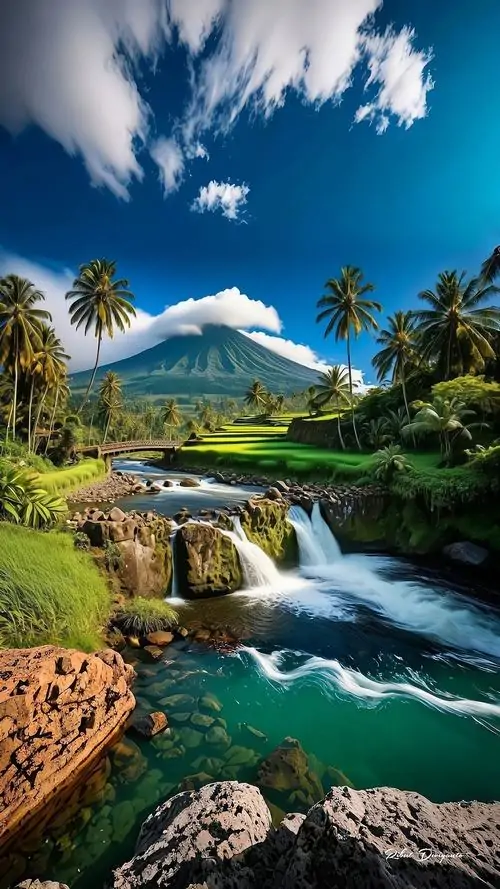 Hình nền bãi băng trôi trôi lặng trên biển xám xanh, mép băng ánh lên màu lam nhạt làm bố cục đứng trông mát và có độ tương phản động rõ