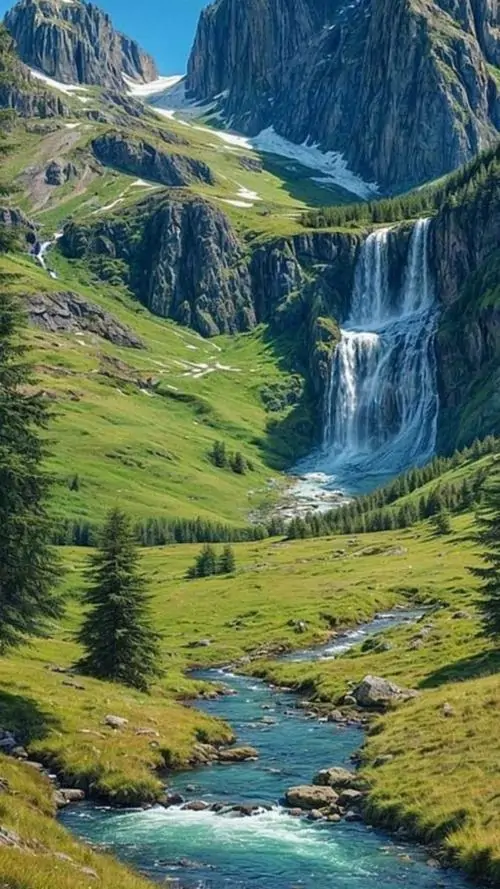 Vùng đất ngập mặn loang nước lúc triều lên, rễ cây đan chéo mặt bùn khiến hình nền môi trường xanh này có kết cấu lạ và khá cuốn khi nhìn gần