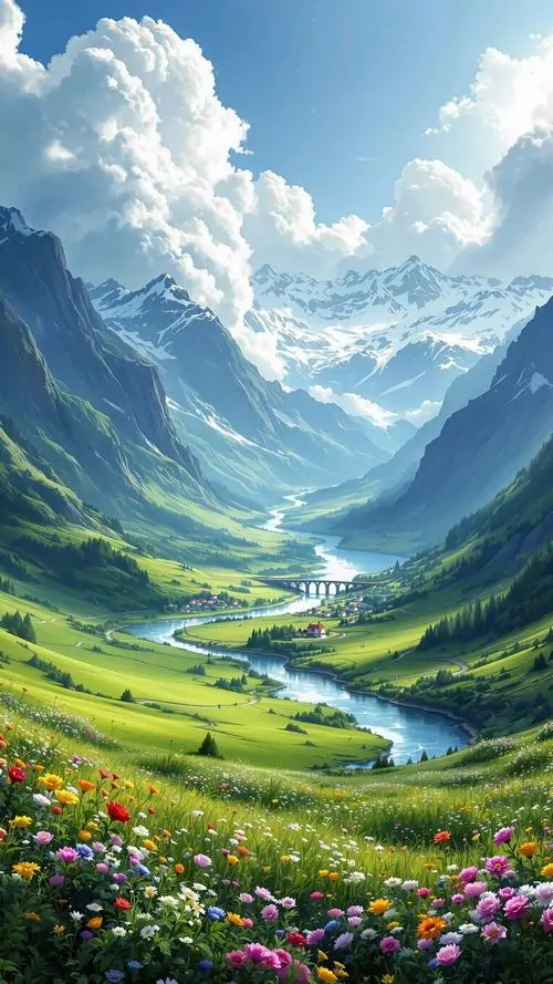 Bầu trời đầy sao trải rộng trên đồng cỏ khô, một chiếc lều nhỏ sáng đèn ở mép ảnh làm hình nền phong cảnh siêu nét này vừa thoáng vừa ấm