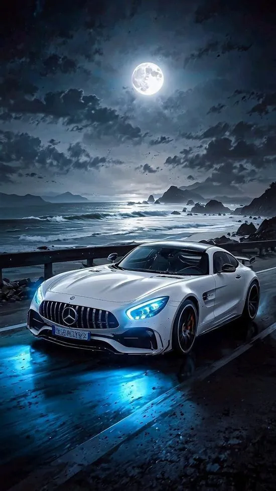 Mẫu hatchback bạc chạy trên con đường làng sau cơn mưa, hàng rào gỗ và cánh đồng thấp phía sau khiến ảnh nền ô tô HD gần gũi hơn hẳn