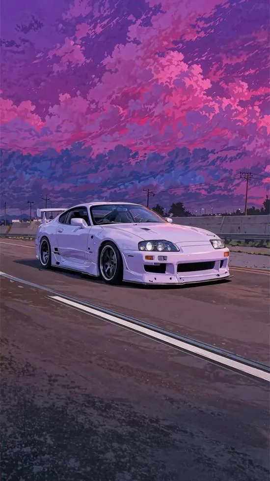 Ảnh wallpaper mẫu xe đen phủ lớp bụi mịn đứng ở xưởng cơ khí, cờ lê và giá nâng thấp phía sau làm ảnh nền oto HD có chất thô ráp rất thật