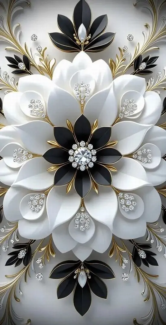 Cánh đồng tulip trắng kéo dài đến chân trời mờ sương, giữa lối đi là chiếc xe đạp cũ dựng nghiêng khiến bức ảnh nền chiều sâu ảo mang nhịp rất yên