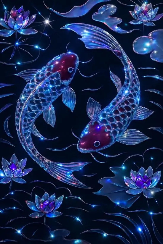 Tấm poster rạp hát dùng nền đen nhám, ở giữa chỉ có đôi bàn tay múa tạo thành đường cong như hai con cá đối xứng, cách làm này gọn và rất ngầu