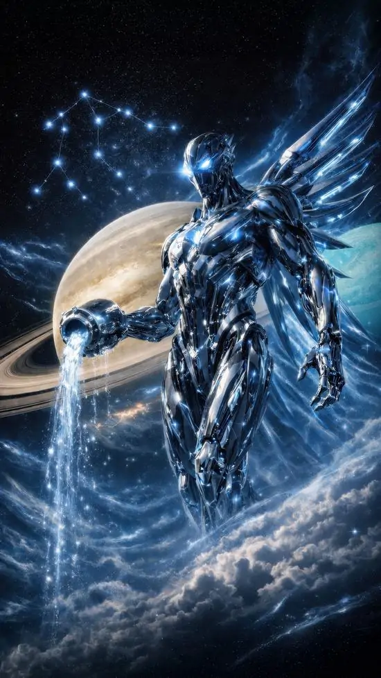 Một chú chim xanh bạc đậu trên quả cầu sáng giữa nền đêm, cánh xòe nhẹ và giọt nước rơi xuống tạo cảm giác bay thoát, ảnh mang sắc Aquarius trung tính rất dễ dùng