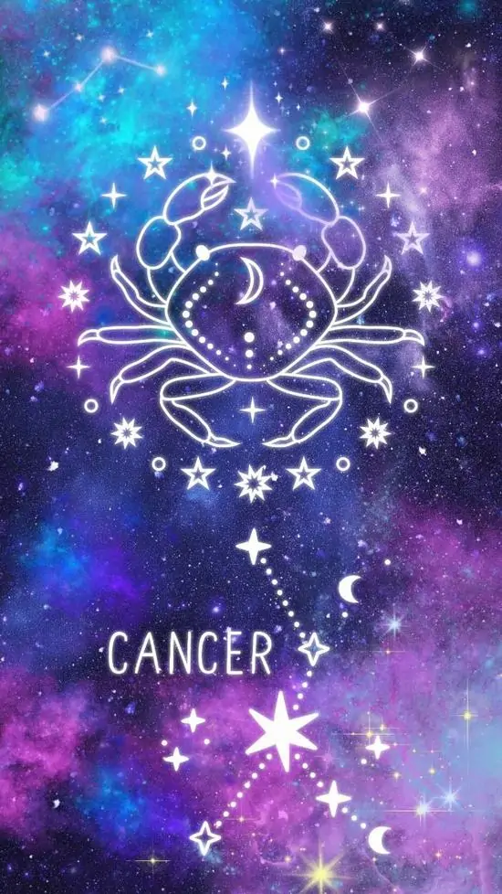 Ảnh bìa biểu tượng con cua trắng tím nổi giữa dải ngân hà loang sáng, vài ngôi sao nhỏ rải quanh làm tổng thể những người con của trăng trông mềm và khá đẹp