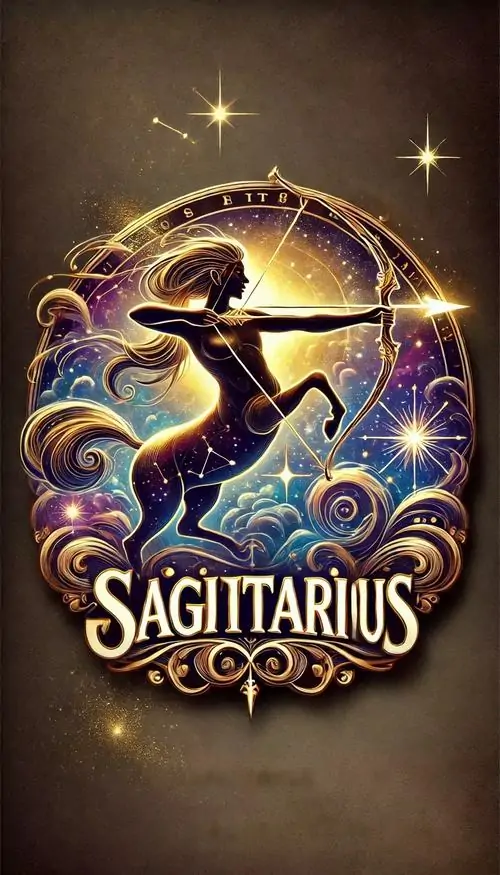 Ảnh màn hình dọc nhân mã trắng sáng nhảy giữa mây đêm và luồng sét nhẹ, cánh cung vươn chéo lên cao làm ảnh cung hoàng đạo hệ lửa trông thoáng và rất có đà