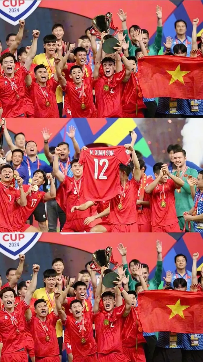 Ảnh avatar cổ động viên mặc áo đỏ sao vàng đang vẫy cao lá cờ Tổ quốc giữa phố phường, lan tỏa không khí đỏ rực khán đài cực cháy