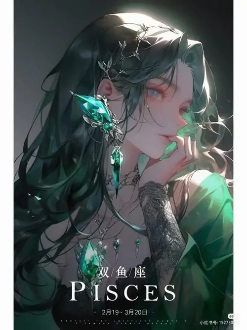 Ảnh đại diện cung thứ 12 khắc họa cô gái tóc đen dài với những sợi tóc xanh xen kẽ đang nhìn thẳng vào ống kính trông thật bí ẩn.