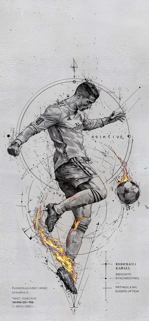 Ảnh nền phác họa dáng vẻ siêu sao dắt bóng bằng những nét bút chì tinh tế làm nổi bật phong cách nghệ thuật riêng biệt của người hâm mộ dành cho thần tượng.