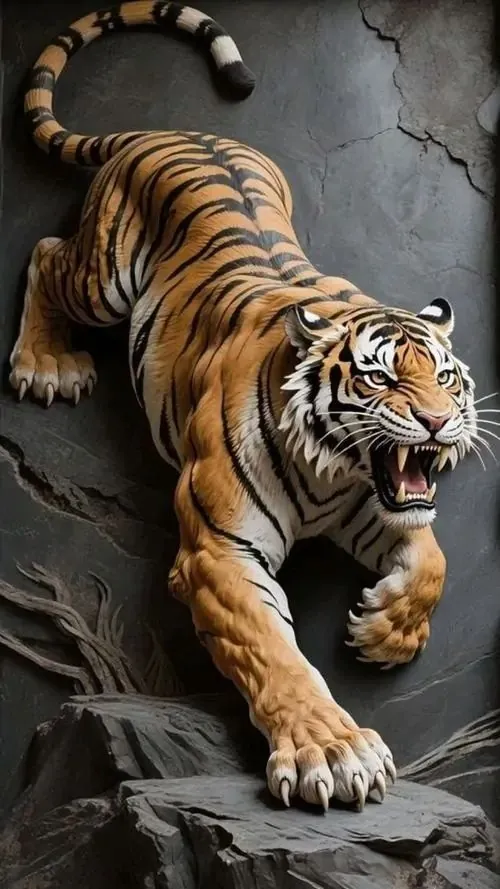 65 Hình Nền Con Hổ 3D Đẹp phong cách hoang dã nổi khối rõ rệt với thần thái áp đảo