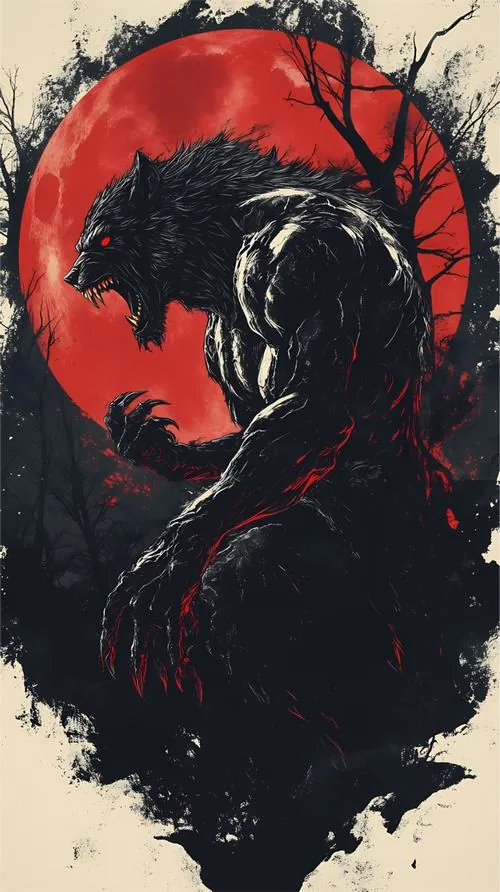 Sói nâu một mình trên con đê bê tông giữa ngày gió lớn, bầu trời trắng đục và mặt sông phẳng khiến dáng đứng của nó trở nên chắc, ít lời và rất khó kéo lại