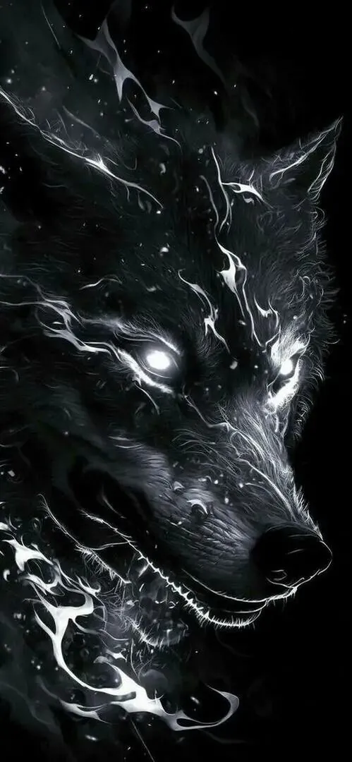 Con sói đen cúi đầu uống nước ở máng đá trong sân tu viện cũ, xung quanh không một bóng người nên từng vòng gợn nước nhỏ cũng làm cảnh vật nghe trống hơn