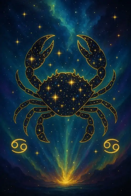 Tại hồ bơi trong nhà, phao hình cua đỏ trôi nhẹ trên mặt nước xanh sớm, bối cảnh vui mắt này làm cung Cự Giải bớt trầm và có nét trẻ hơn