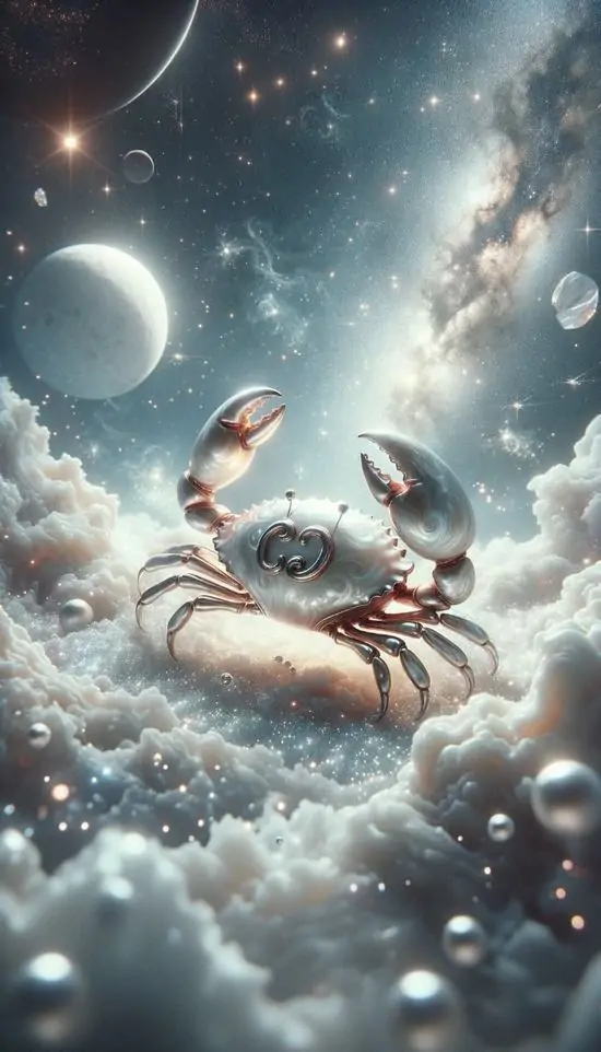 Chiếc vali cũ dán tem du lịch và sticker hình cua nằm cạnh cửa ga tàu, cách dàn cảnh làm chủ đề cung thứ tư mang cảm giác lên đường rất rõ