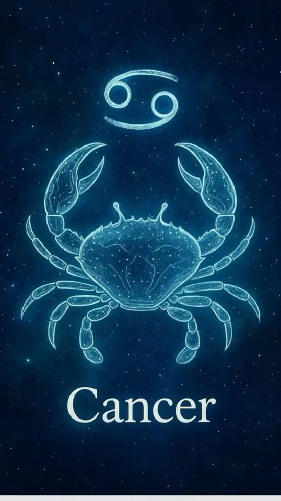 Chiếc bình thủy tinh chứa nước biển giả và mô hình cua vàng đặt trên kệ sách, xung quanh là nến thơm tạo nên một góc cung thứ tư dành cho phòng ngủ