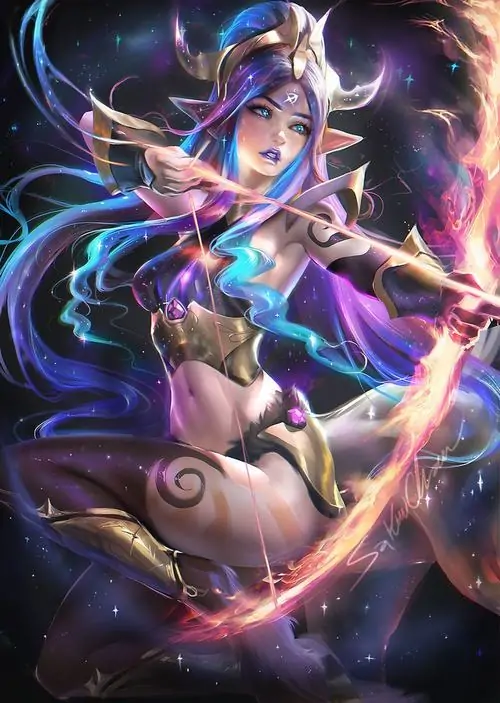 Tấm biển neon trong studio dùng duy nhất dấu mũi tên của Nhân Mã, ánh cam hắt lên mảng tường xi măng khiến không gian có chút phóng khoáng rất thành thị