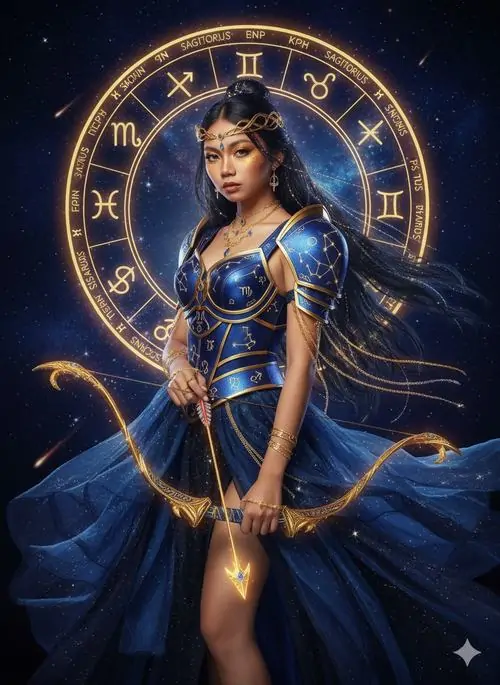 Bộ tem phong cách cổ in bản đồ sao và sao Mộc ở góc mép, những chi tiết nhỏ xếp đều nhau tạo cảm giác như một câu chuyện chiêm tinh học được gói gọn