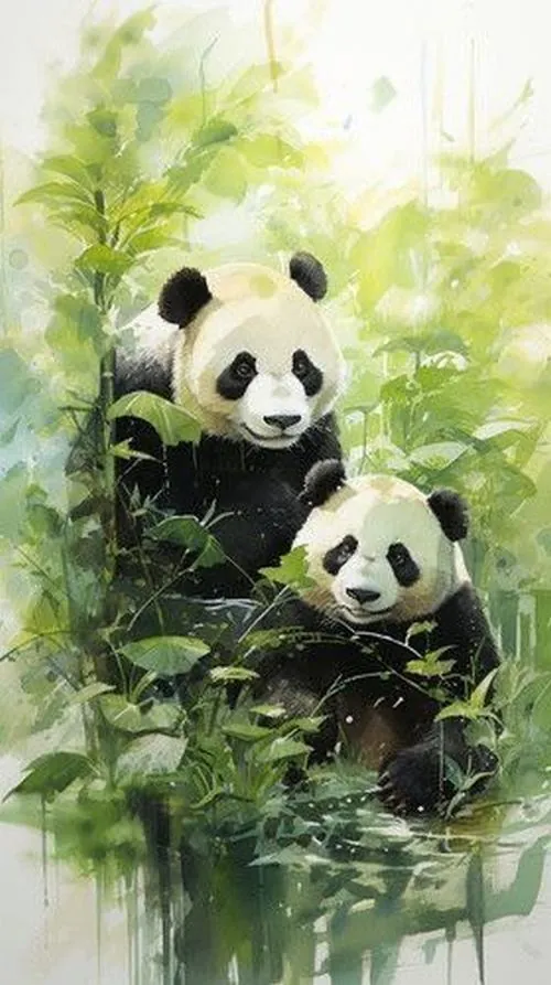 Khung ảnh cuối cùng đặt gấu trúc trên chiếc ghế bập bênh gỗ, chân khẽ chạm sàn và ô cửa tròn phía sau làm cả bức hình dịu, đẹp và rất dễ mến