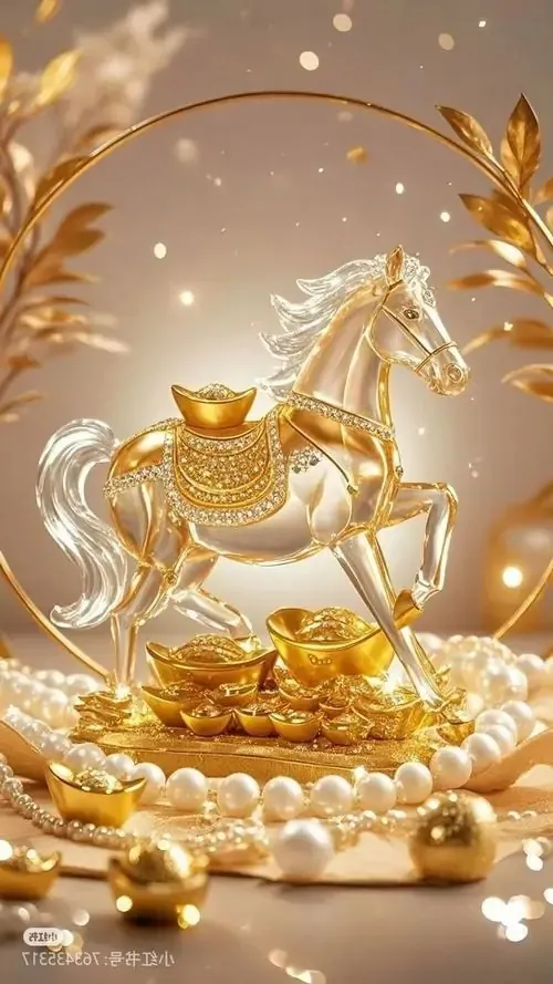 Tấm kính màu ghép hình ngựa hắt nắng lên tường trắng, mảng cam xanh rung nhẹ theo chiều sáng tạo cảm giác phong thủy thanh thoát và rất hợp tuổi mệnh Hỏa