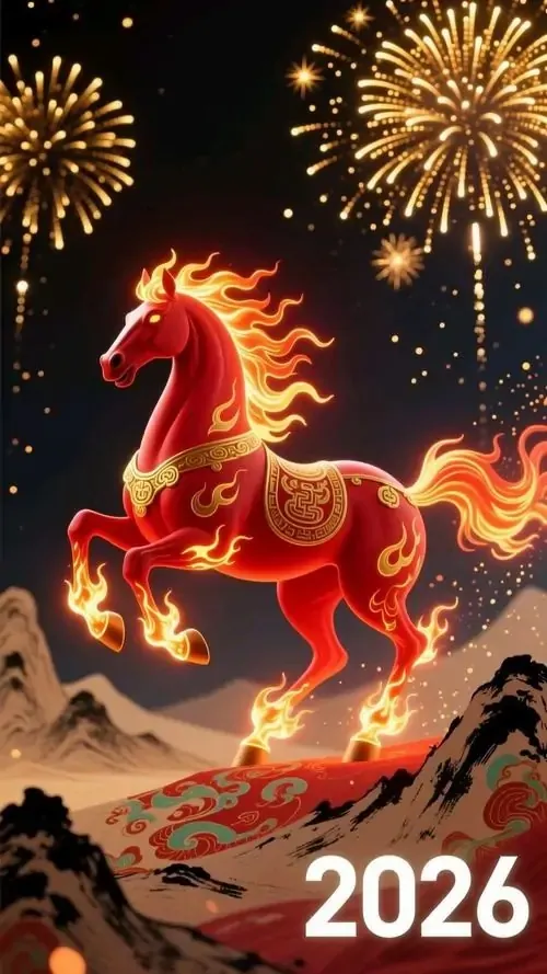 Trên trang sổ tay màu kem, hình ngựa được ép nổi bằng nhũ đồng cạnh vài nhành quế khô, bố cục nhỏ xinh này tạo cảm giác may mắn và thu hút tiền bạc nhẹ nhàng