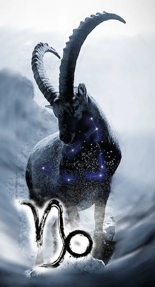 Một tấm poster retro vẽ cung Nam Dương bằng mảng màu đất nung và kem cũ, con số La Mã chạy quanh viền làm tổng thể gợi truyền thống bền vững hơn là vẻ lung linh thường thấy