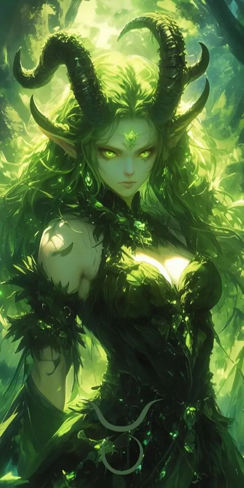 Tranh kính màu đặt trước ô cửa sáng sớm cho thấy hình dê đuôi cá đang xoay mình giữa các mảnh lam đậm, nắng xuyên qua khiến chủ đề này hợp không gian phòng đọc hoặc góc làm việc