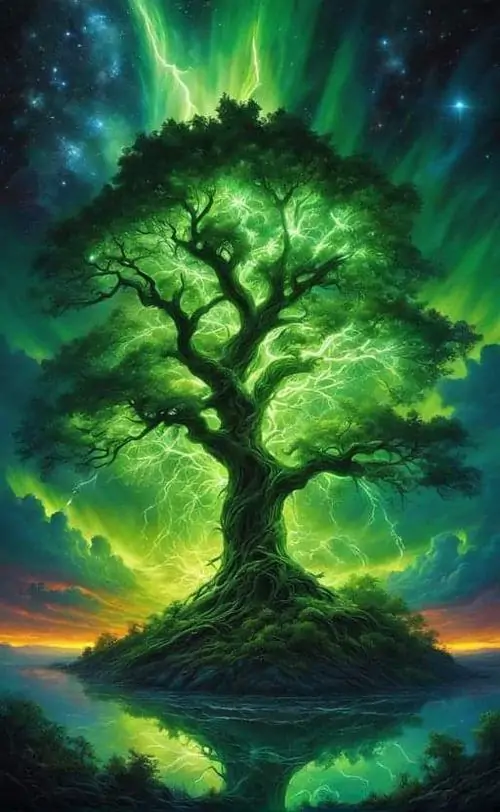 150 Hình nền Đại Lâm Mộc 1988 1989 với cây cổ thụ sum suê và ánh nắng xuyên rừng đầy tài lộc