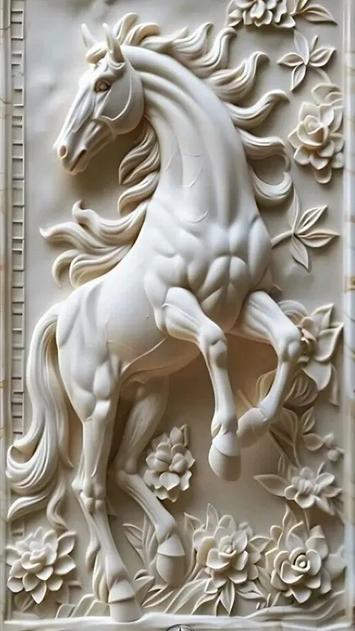 Một con tuấn mã khổng lồ tạo thành từ những dải ngân hà lấp lánh đang băng qua hố đen vũ trụ với phần đuôi là những vệt sao băng rực rỡ đầy ảo diệu vô tận.