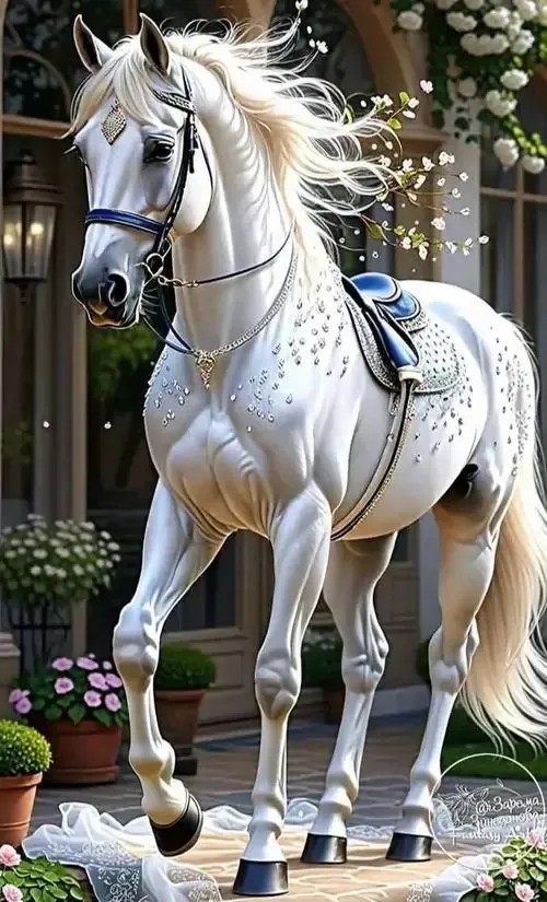 Hình bóng ngựa thần được dệt từ những sợi tia sét lóa mắt giữa bầu trời đêm giông bão tạo nên biểu tượng của sức mạnh thiên nhiên cuồng nộ và không thể khuất phục.