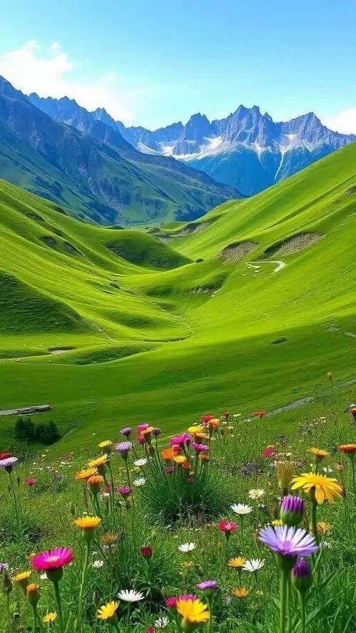 Ảnh nền 4K cồn cát vàng uốn thành nhiều lớp dưới nắng chiều, dấu gió quét mảnh trên bề mặt làm khung dọc này hợp người thích vẻ khô thoáng và sạch mắt