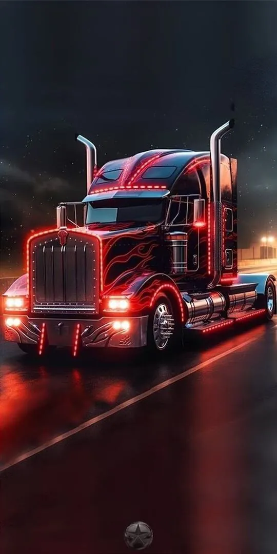 50 Hình Nền Xe Tải Độ 4K đẹp với dàn đèn rực sáng cabin mạnh mẽ đậm chất đường phố