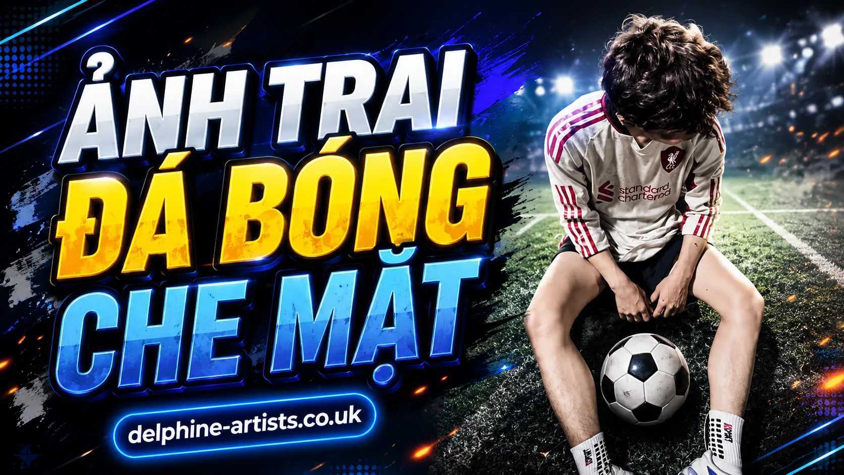 Ảnh Trai Đá Bóng Che Mặt Thumb