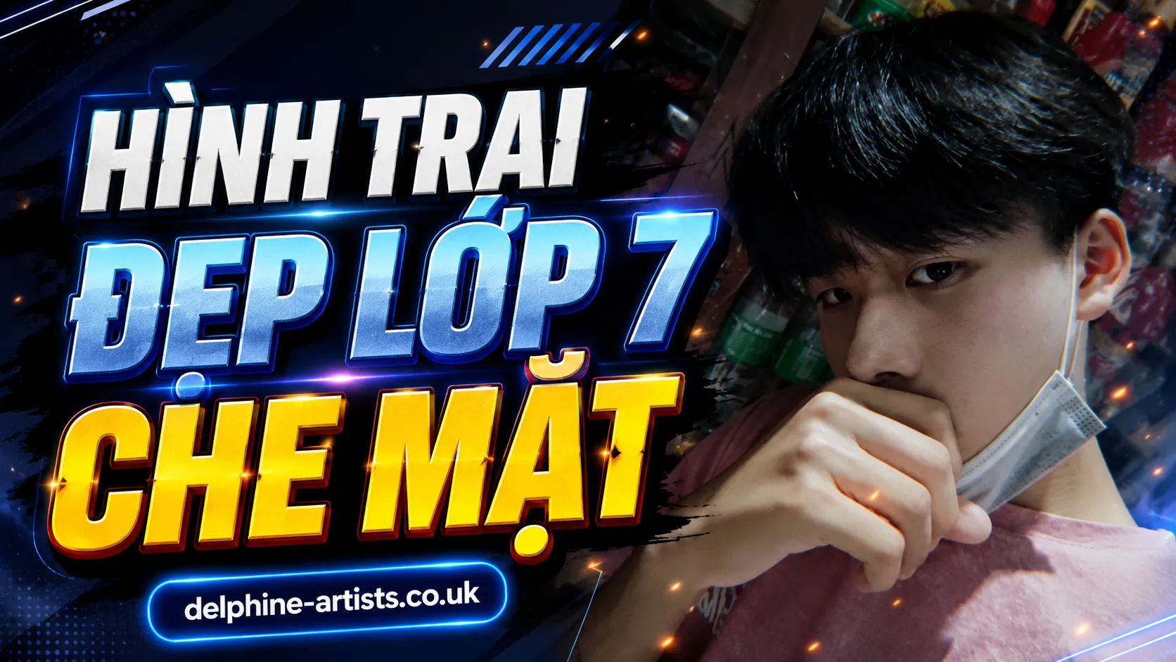 Hình Trai Đẹp Lớp 7 Che Mặt Thumb