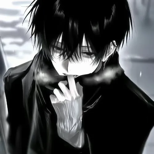 Chàng trai anime làm nhân viên tiệm hoa, tạp dề xanh phủ ngoài áo trắng và bó hướng dương đặt trước ngực.